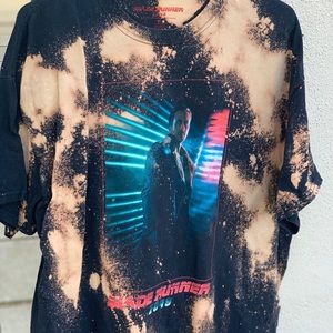 Pop Culture Distressed Tie Dye Tee